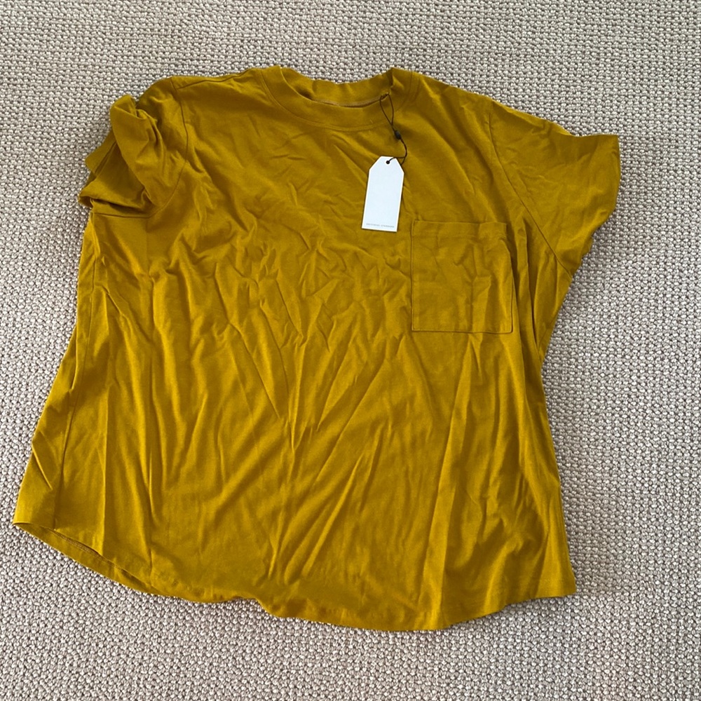 Universal Standard Mustard Tee